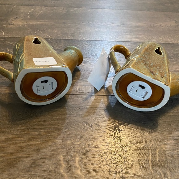 Set of 2 Light Up Ceramic Figurines NWT - Picture 7 of 8